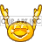 excited clapping smiley clipart. Royalty-free icon # 127277