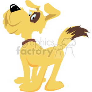 Cartoon puppy clipart. Commercial use image # 131600