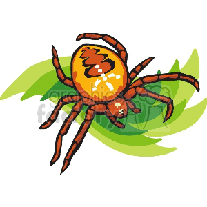 spider0001 clipart. Commercial use image # 133045