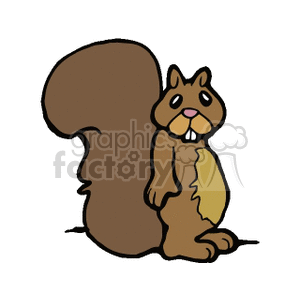 squirrelside clipart. Commercial use image # 133478