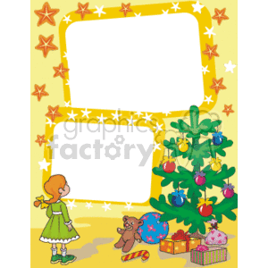   border borders frame frames holidays christmas xmas tree gift gifts presents present  Christmas001.gif Clip Art Borders Holidays Christmas 