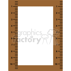 Ruler frame border clipart. Royalty-free image # 134289