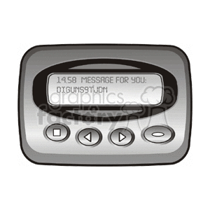   computer computers digital pager beeper beepers pagers Clip Art Business 