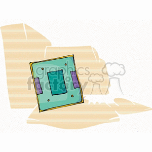   computers compter chip chips  chip2.gif Clip Art Business Computers 