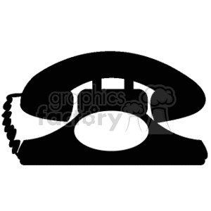 retro rotary phone clipart. Royalty-free image # 136293