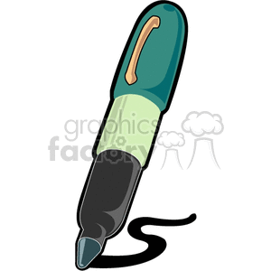 marker markers pen pens art draw drawing write signature  FOS0104.gif Clip Art Business Supplies writing write cartoon