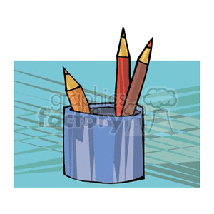   pencil pencils writing tool cup desk desks  pencils2.gif Clip Art Business Supplies 