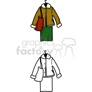   coat winter jacket  BFM0115.gif Clip Art Clothing 
