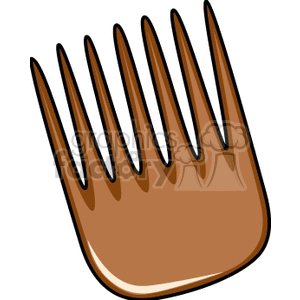   hair comb combs pick  FFM0101.gif Clip Art Clothing 