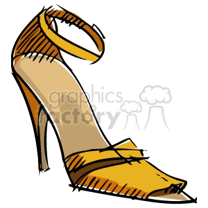  Clothing shoes shoe   Clth002c Clip Art Clothing high heels heel