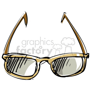 sketch  eyeglass clipart. Commercial use image # 137019