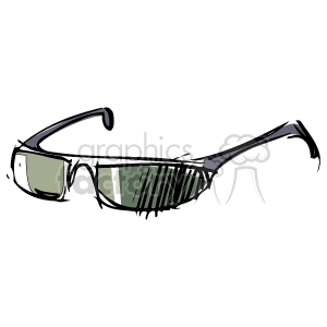Sketched sunglasses clipart. Commercial use image # 137055