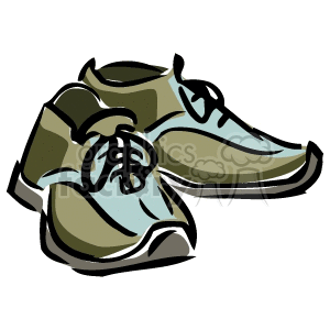 running shoes clipart. Commercial use image # 137071
