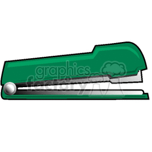 green stapler clipart. Royalty-free image # 138781