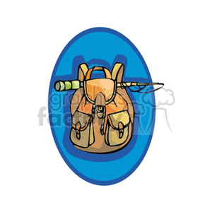 backpack clipart. Commercial use image # 139712