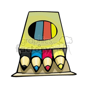   color pencil pencils coloring  colorpens.gif Clip Art Entertainment 
