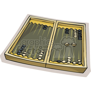   backgammon board game games  nard.gif Clip Art Entertainment 