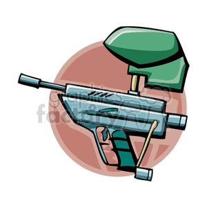  gun guns paintball paintballs weapon weapons game games fun  paintballgun2.gif Clip Art Entertainment 