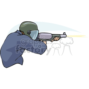 paintballplayer clipart. Royalty-free image # 139887
