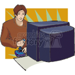 boyvideogame clipart. Royalty-free image # 140224