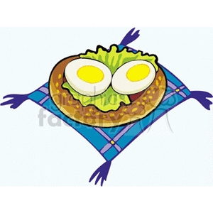   egg eggs breakfast food  brakfast2.gif Clip Art Food-Drink 