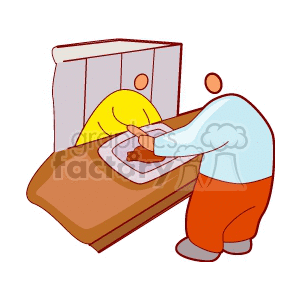   cafeteria lunch food service tray  cafeteria500.gif Clip Art Food-Drink 