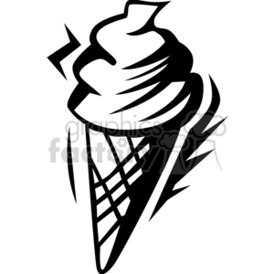   ice cream food snack snacks junkfood cone cones  icecream300.gif Clip Art Food-Drink 