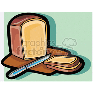   food bread loaf loafs  bread4.gif Clip Art Food-Drink Bread 