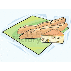   food bread loaf loafs sliced slice slices cheese  breadcheese.gif Clip Art Food-Drink Bread 