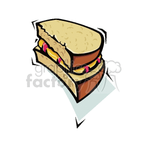   food bread loaf loafs sliced slice slices sandwich  butterbread.gif Clip Art Food-Drink Bread 