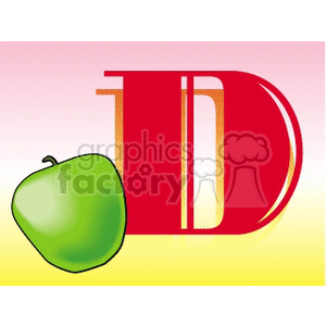   apple apples fruit d food  DESSERTSTITLE01.gif Clip Art Food-Drink Candy 