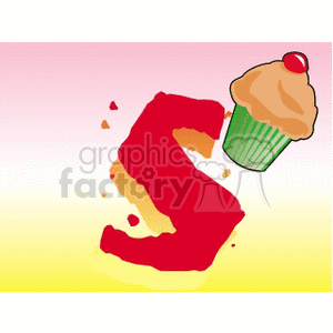   cupcake cupcakes s junkfood food  DESSERTSTITLE04.gif Clip Art Food-Drink Candy 