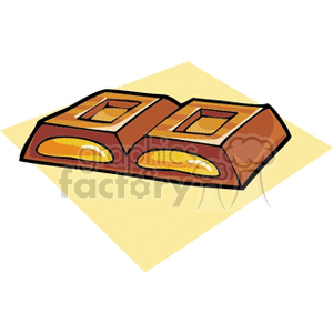 cream filled candy bar clipart. Royalty-free image # 141504