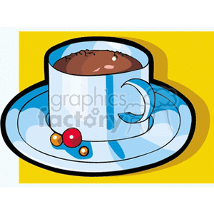   food candy sweets hot chocolate cup cups  chocolate6.gif Clip Art Food-Drink Candy 