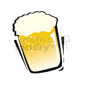 glass of beer clipart. Commercial use image # 141627