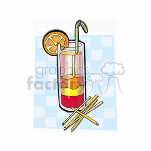   beverage beverages drink drinks glass straw strawscocktails Clip Art Food-Drink Drinks 