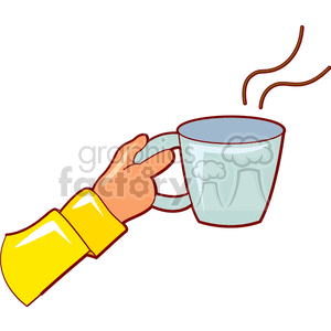  beverage beverages drink drinks cup cups coffee caffeine hot tea  coffee300.gif Clip Art Food-Drink Drinks 