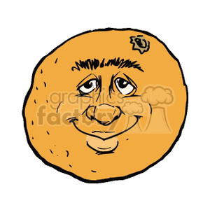 orangehead clipart. Commercial use image # 142030