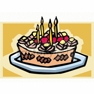 holidayscake clipart. Commercial use image # 142618