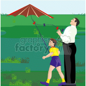   labor day fathers day dad father kite kites family Clip Art Holidays Fathers Day 