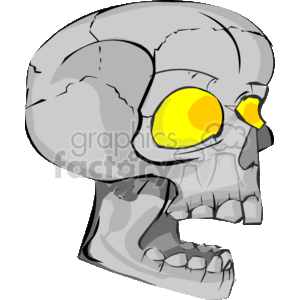 skull_suprised clipart. Commercial use image # 144727