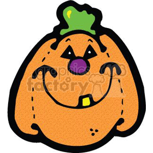 cute pumpkin clipart. Royalty-free image # 144942