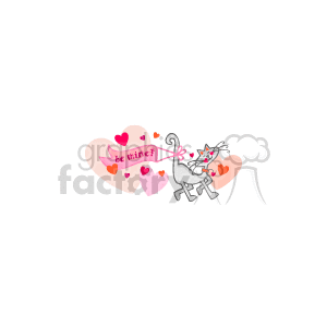   valentines day holidays love hearts heart cat cats peach  be_mine_cats-011.gif Clip Art Holidays Valentines Day red pink sassy