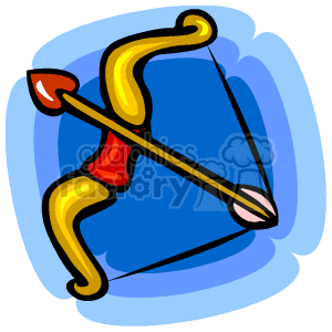 bow_arrow_Valentines clipart. Royalty-free image # 145748