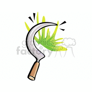 sickle clipart. Royalty-free image # 146723