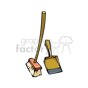 sweepingbrush clipart. Royalty-free image # 146749