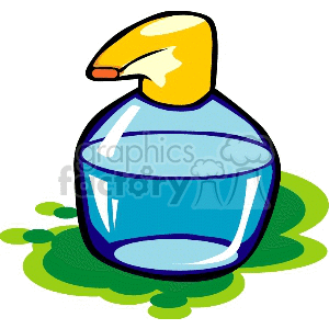 liquid-soap-bottle clipart. Commercial use image # 146955