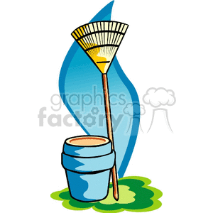 rake-yard clipart. Commercial use image # 147623