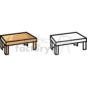   table tables furniture  BHI0109.gif Clip Art Household Interior 