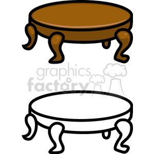   table tables furniture  PHI0103.gif Clip Art Household Interior 